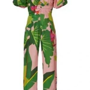 Farm Rio Jumpsuit - Tropical Print